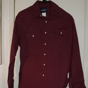 Wrangler denim work shirt